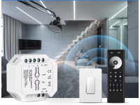 220voltu COB Led Lentas Dimmera Kontrole Ar Tālvadības Pulti (4 Zonas)